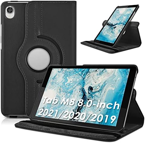 Детуози ротирачки случај за Lenovo Tab M8 HD LTE 2021 / Tab M8 HD 2019 / Smart Tab M8 / Tab M8 FHD 2019, 360 ° Swivel Multi-Ange