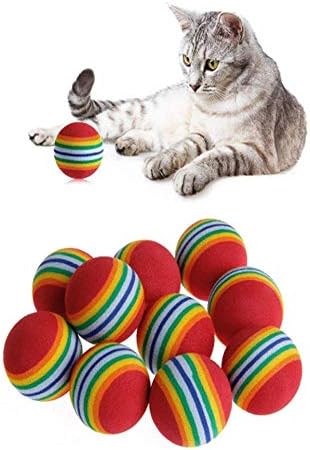 Љубов продавници Сунѓер Топката Мачка Играчка Мека Пена Виножито Игра Топки Интерактивни Мачиња Миленичиња Играчки(12 парчиња)