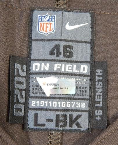 2020 година Кливленд Браунс го нацрта Форбс 79 играта користена дрес на кафеава практика 46 353 - непотпишана игра во НФЛ користени