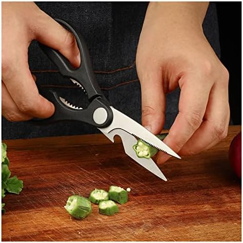 Конгеал Не'рѓосувачки челик кујнски ножици Мултифункционални ножици со зеленчук од зеленчук