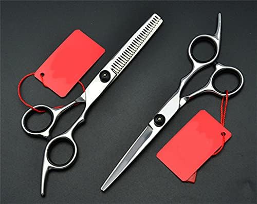 Професионални човечки ножици за коса Фризура за сечење + алатки за стилизирање на косата за слабеење