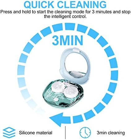 Ултразвучно средство за чистење на леќи за контакт: Машина за чистење на леќи за контакт, контакт леќи за чистење на леќи за