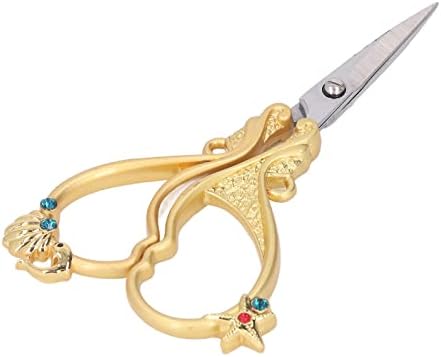 Ножици за везови, занаетчиски ножици не'рѓосувачки челик практична острина за острина за мама за занаетчиски занаетчиски занаети