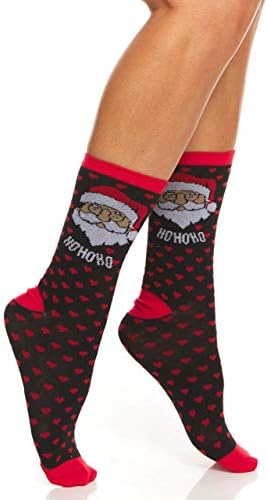 Божиќни чорапи на јахти и Смит, новите чорапи за празници, забавно шарено празнично, екипаж, чорапи за влечење