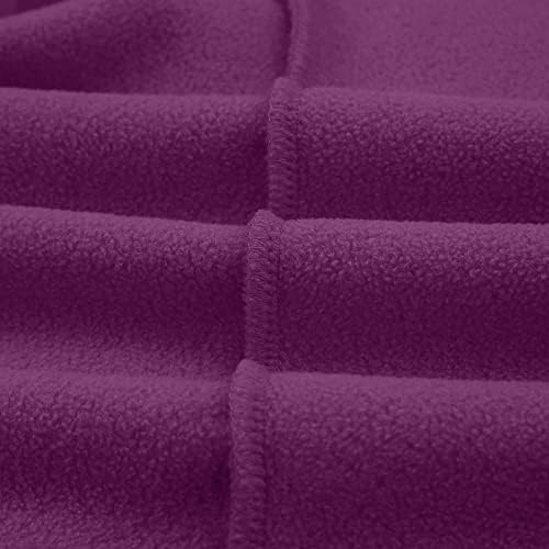 Зимски долги ракави целосни џемпери за теретани жени трендовски теренски удобна јакна цврста целосна патент фланел