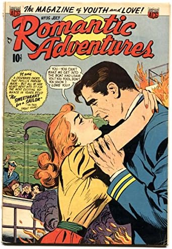 Романтични Авантури 35 1953 Прва меѓурасна романса во стрипови! стрип