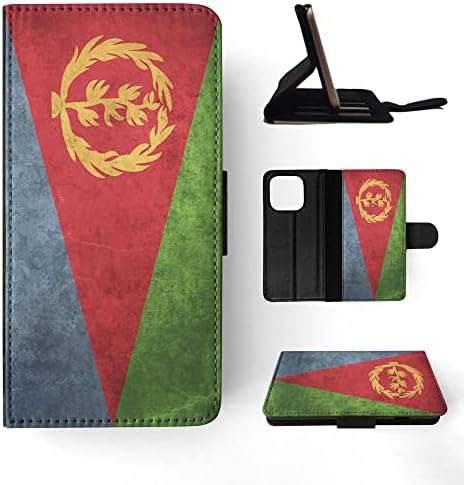 Еритреја Земја Знаме 47 Флип Паричник Телефон Случај Покритие За Apple iPhone 14 ПРО
