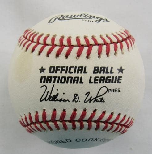 Тед Вуд потпиша автоматски автограм Бејзбол Б90 - Автограмирани бејзбол