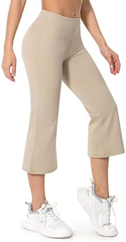 Провери подигање јога панталони за жени со високи половини фустани пантолони од распрскувачки хеланки за вежбање, панталони