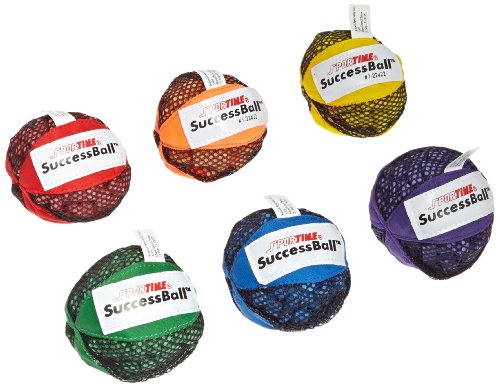 Сензорни топки за спортска пена - 4 инчи - сет од 6, разновидни бои - 1004527