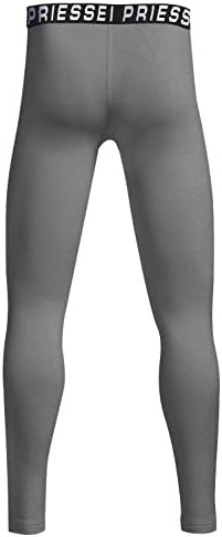 Priessei Boys компресија хеланки младински спортски хулахопки атлетски панталони за водење фудбалска кошарка бејзбол