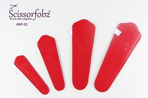 Ножици обвивки од Scissorfobz со ScissorGripper -Value Pack -4 големини - Дизајнер за ножици ги покрива држачите за везење за