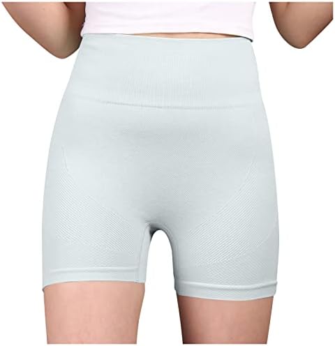 Атлетски шорцеви на Јораса за жени џемпери еластична половината џемпери за задникот за кревање јога кратки оставачи, тенки панталони