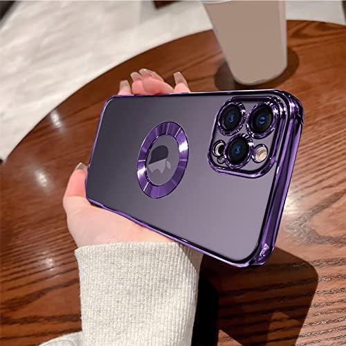 OOK компатибилен iPhone 14 Pro Max Case со дизајн на леќи за камера против покривање против шок -шок -шок -заштитен безжичен