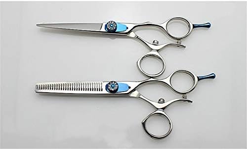 Комплети за ножици за сечење на коса XJPB, кои ротираат прстен од прстен од прстен од прстен од не'рѓосувачки челик, поставени