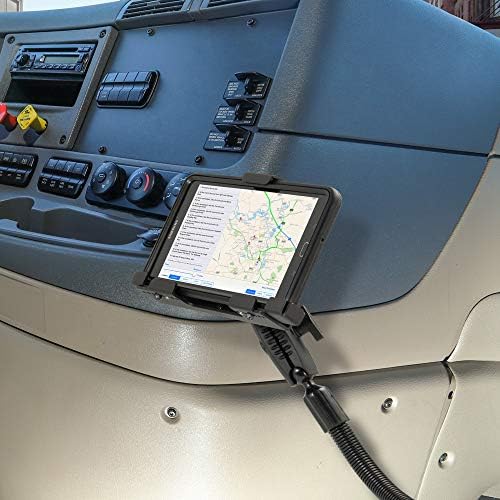 Arkon Tab48825mm робусна таблета за заклучување седиште за седиште или кат монтирање за iPad Air 2 ipad pro ipad мало, црна