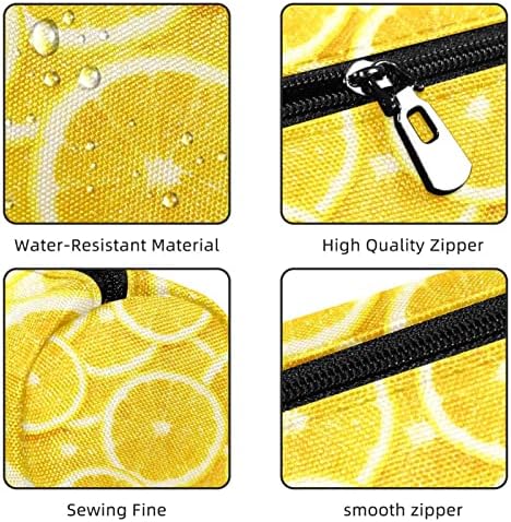 Овошје лимон образец цитрус молив случај студентска канцелариска торбичка торбичка за патент пенкало торба козметика торба за