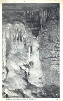 Пештера Мамут, разгледница во Кентаки
