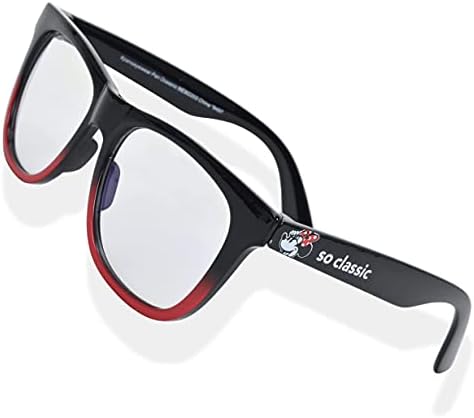 Мини Маус Сино Светло Блокирање Очила Со Торбичка Компјутерски Очила За Заштита На Женските Очила