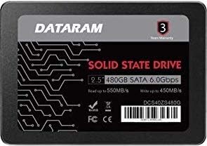 Dataram 480GB 2.5 SSD Диск Солидна Состојба Диск Компатибилен со HP PROONE 490 G3