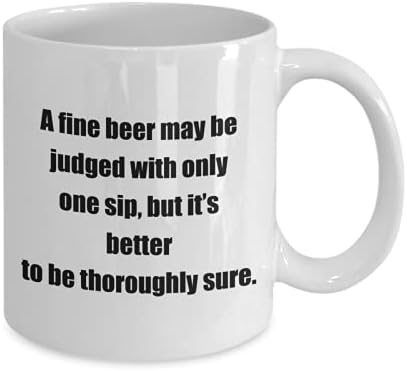 Пиво Кафе Чаши со цитати-парична казна пиво може да се суди со само една голтка, но тоа е подобро да се биде.- испиј го времето