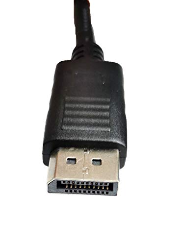 Mini DisplayPort To DisplayPort Cable, компатибилен Dell 069R2V, 6ft, 4K / 2K@144Hz, црно