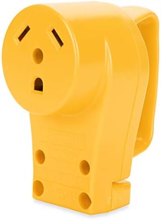 CAMCO 55343 30 AMP Femaleенски сад за замена, жолт