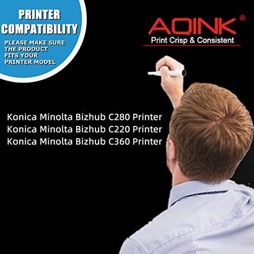 TN216Y A11G231 Замена на кертриџ со тонер со висок принос за Konica Minolta Bizhub C280 C220 C360 печатач.