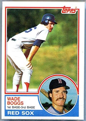 Wade Boggs 1983 Topps картичка - картички за бејзбол со плочи