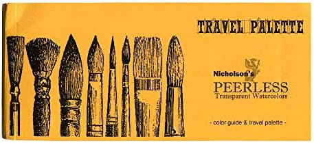Безжичен комплетен палета за патувања и водич за бои, целосна брошура, 78 бои