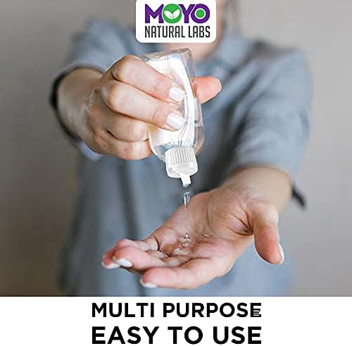 Moyo Natural Labs 2 oz Squirt шишиња, искривувачки празни контејнери за патувања, BPA бесплатна HDPE пластика за есенцијални масла и течности, тоалети/козметички шишиња