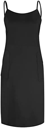 Макси фустани за жени, 2022 година летово лето плус големина v вратот краток ракав колено џеб обичен фустан