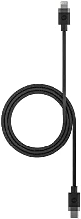 USB-C до молња кабел 1м-црно