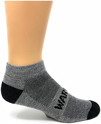 Воини алпака чорапи - Волна на алпака сите теренски глуждови спортски чорапи | Тери наредени кревети за нозе | Удобно и топло