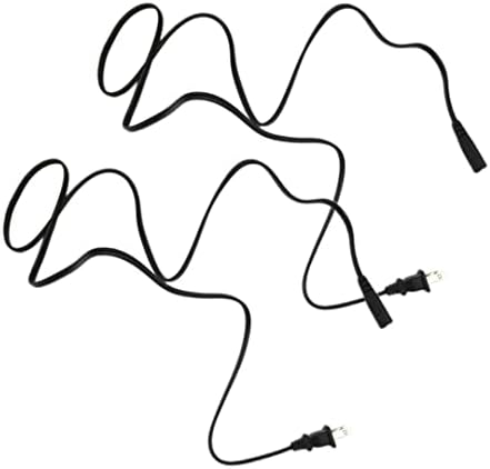 Alамал 2 парчиња 2-слот-слонот Неполаризиран слот за конектор за приклучок за напојување со кабел за полнење на кабел за кабел